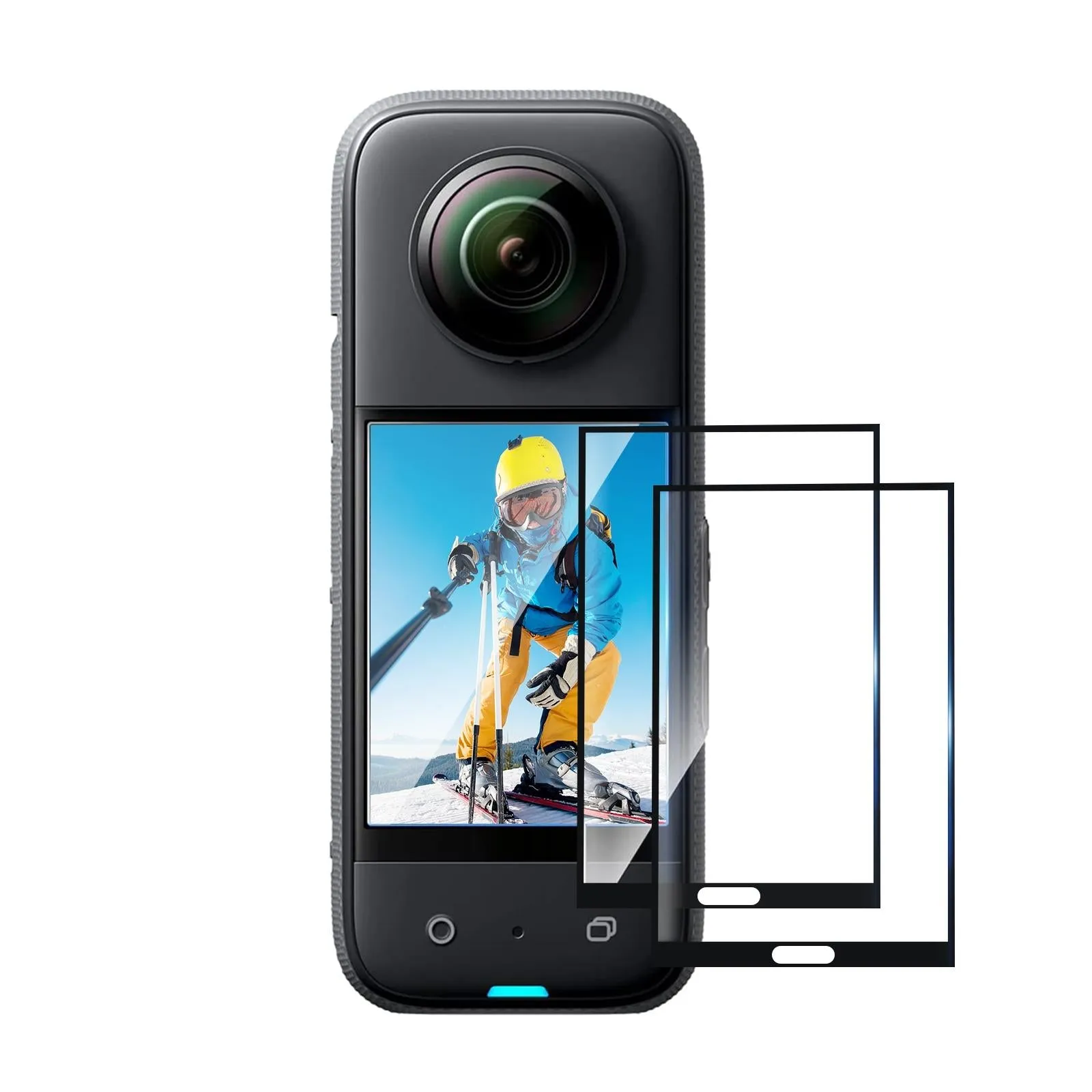 2-pack Curved Hd Screen Protector for Insta360 X3