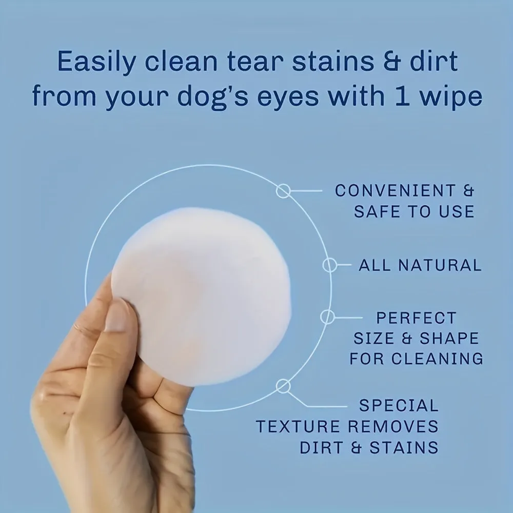 200pcs Pet Eye Cleaning Wipes Gentle Tear Stain Remover for Dogs and Cats