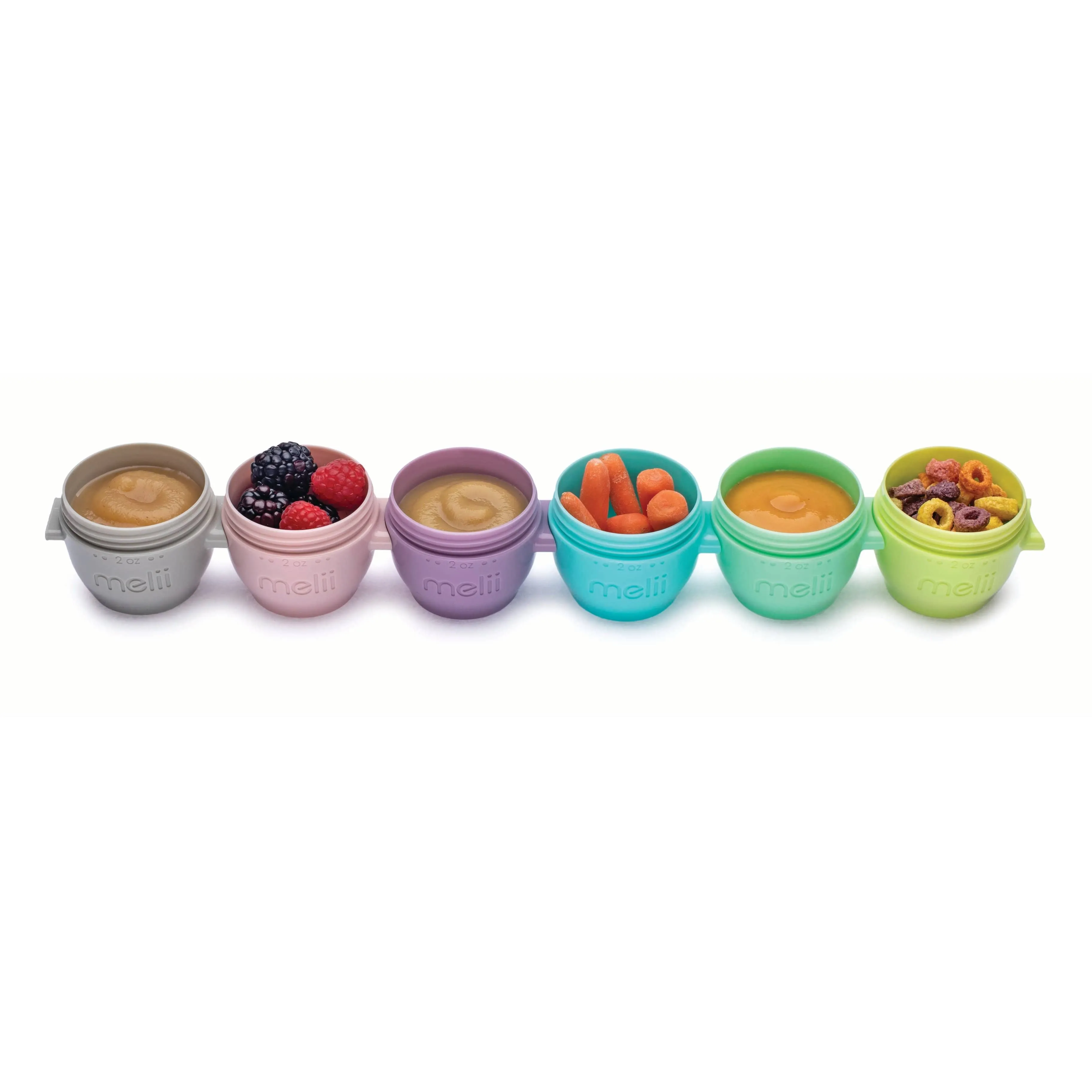 2oz Snap & Go Pods - 6 Freezer & Snack Containers