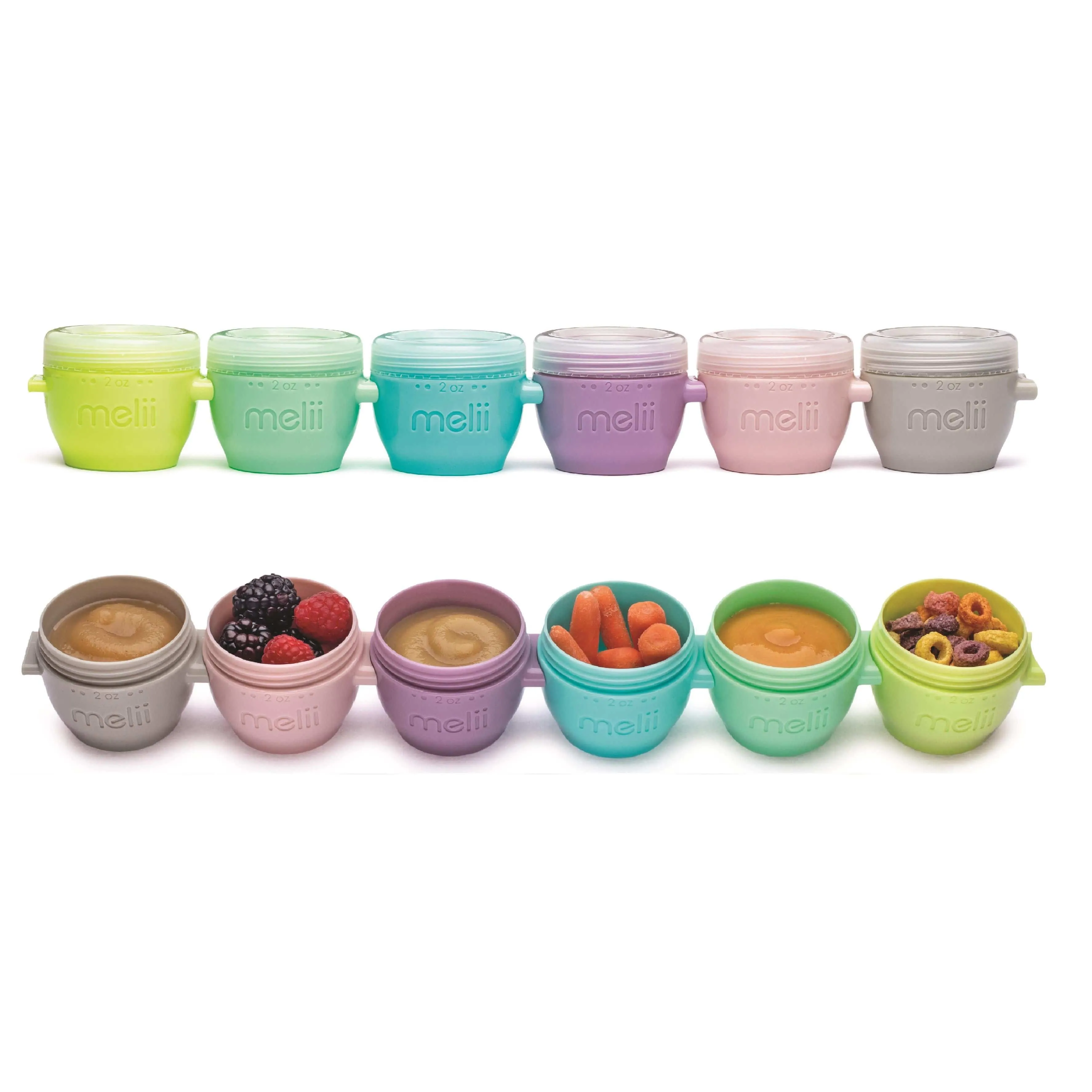 2oz Snap & Go Pods - 6 Freezer & Snack Containers