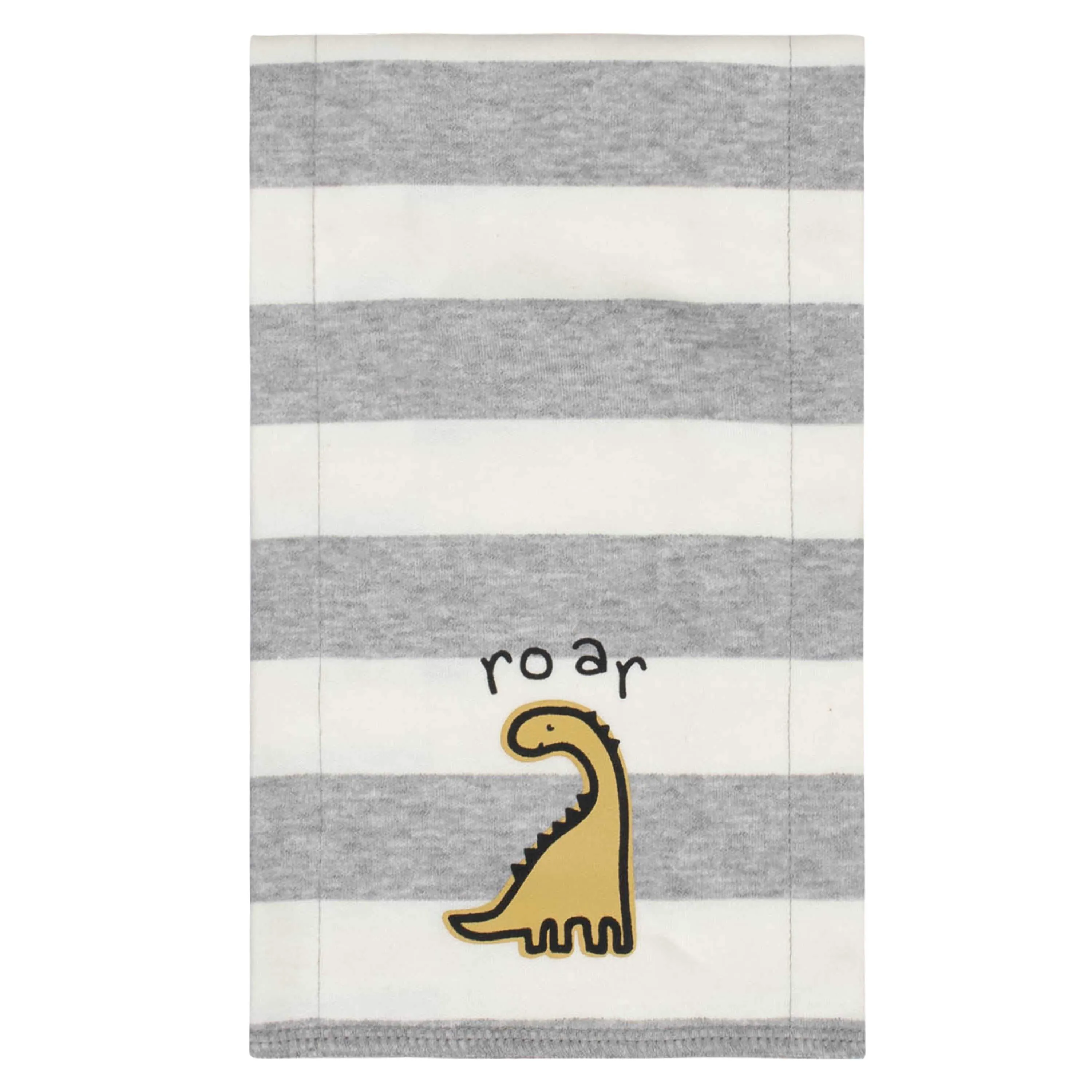 3-Pack Baby Boys Dinosaur Knit Burp Cloths
