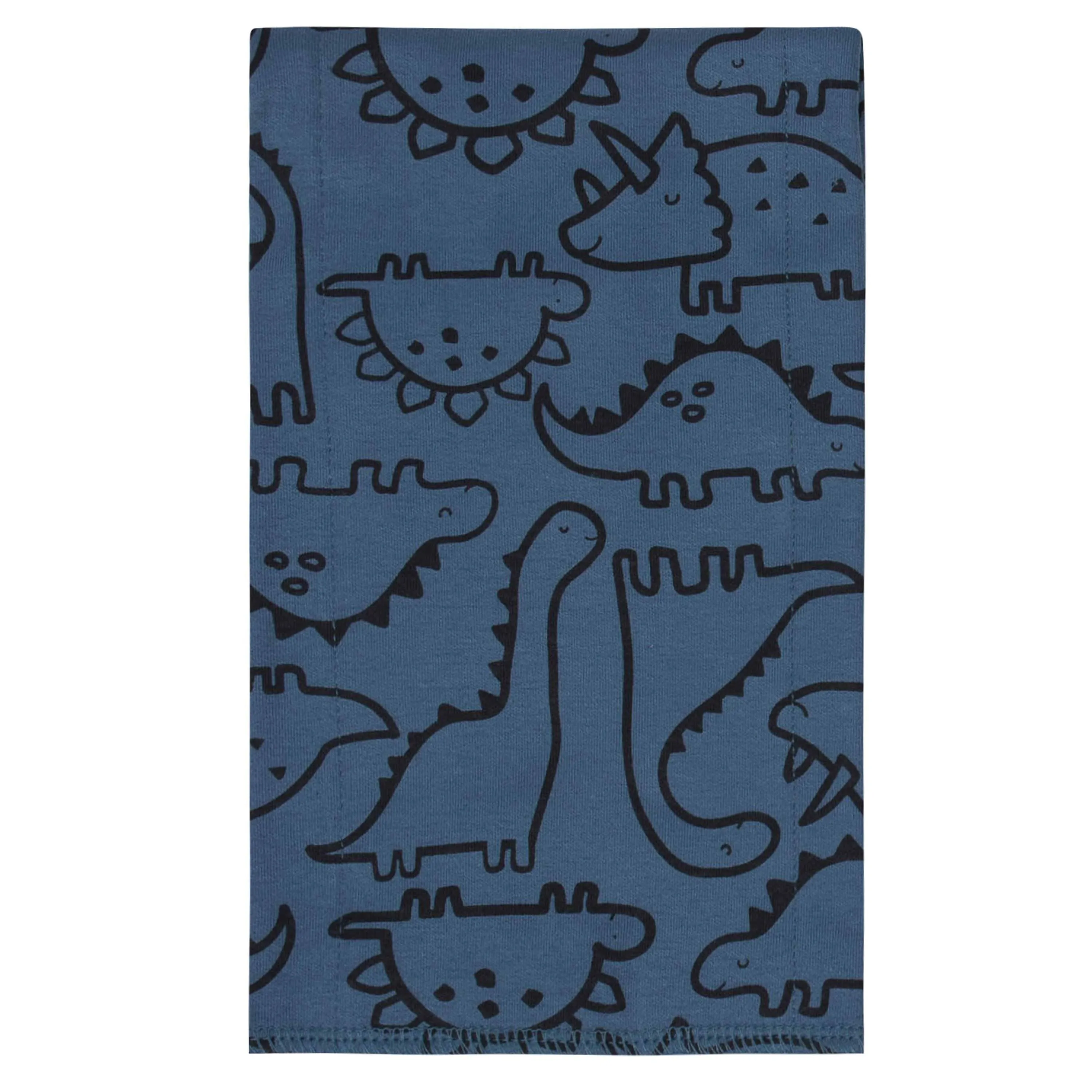 3-Pack Baby Boys Dinosaur Knit Burp Cloths