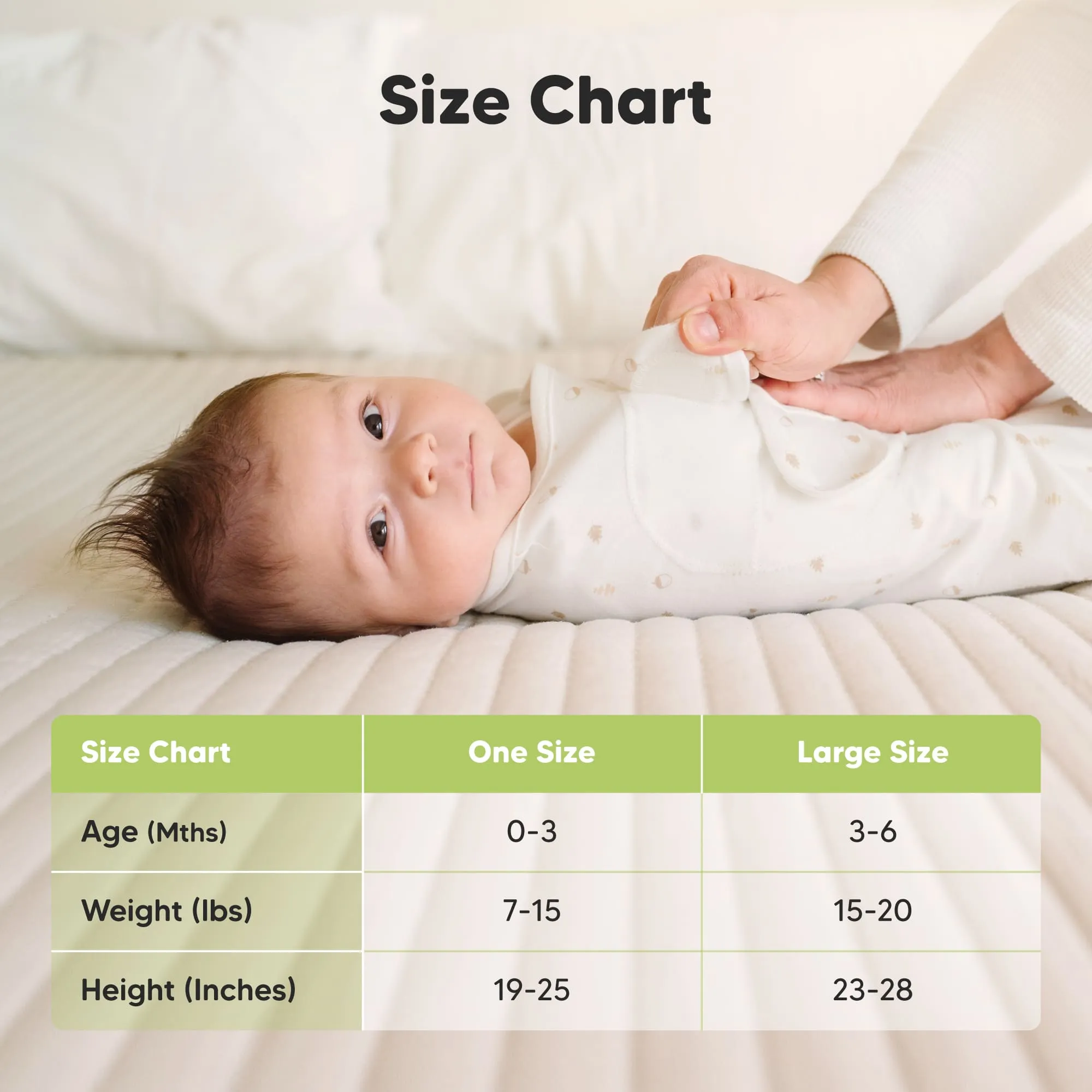 3-Pack Soothe Zippy Swaddle Wrap (Bumble Bear)