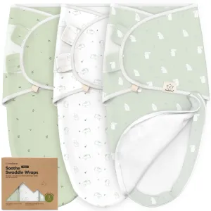3-Pack Soothe Zippy Swaddle Wrap (Bunnies)
