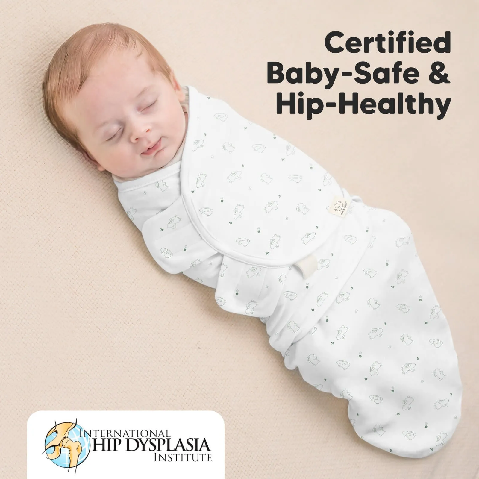 3-Pack Soothe Zippy Swaddle Wrap (Bunnies)