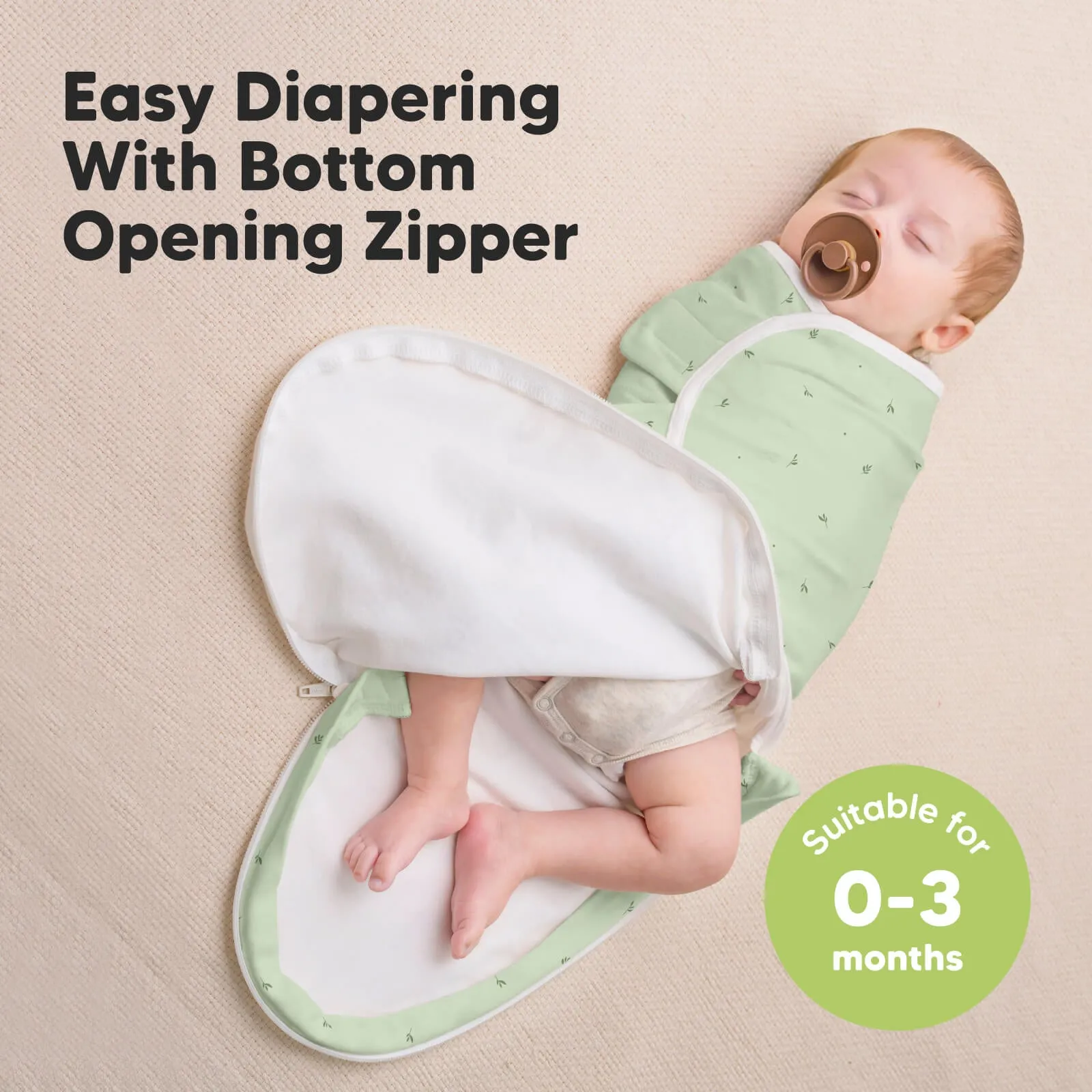 3-Pack Soothe Zippy Swaddle Wrap (Bunnies)