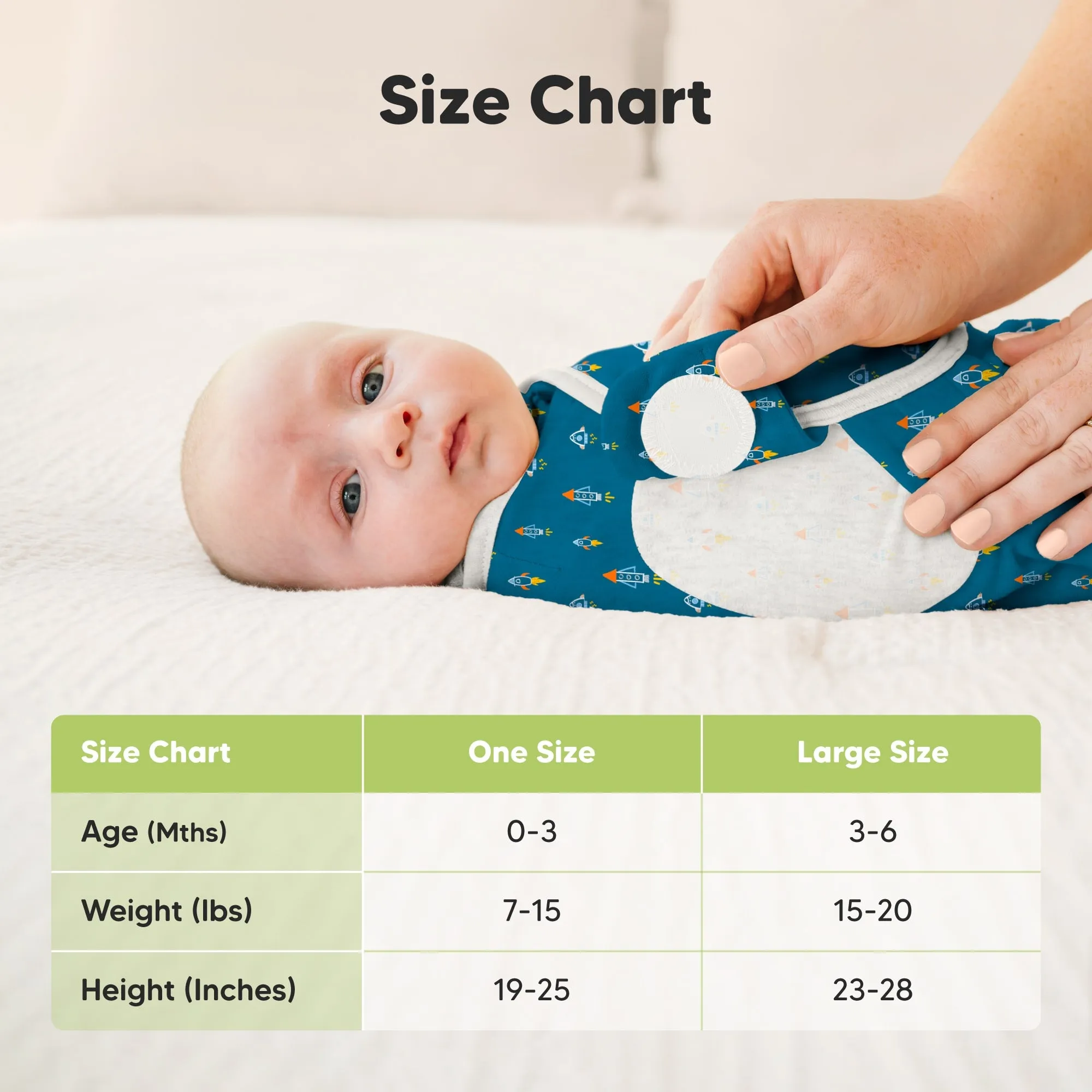 3-Pack Soothe Zippy Swaddle Wrap (Cosmo)