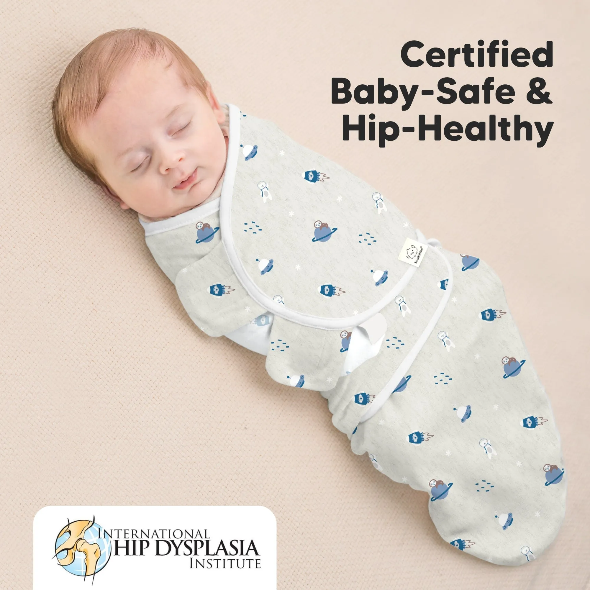 3-Pack Soothe Zippy Swaddle Wrap (Cosmo)
