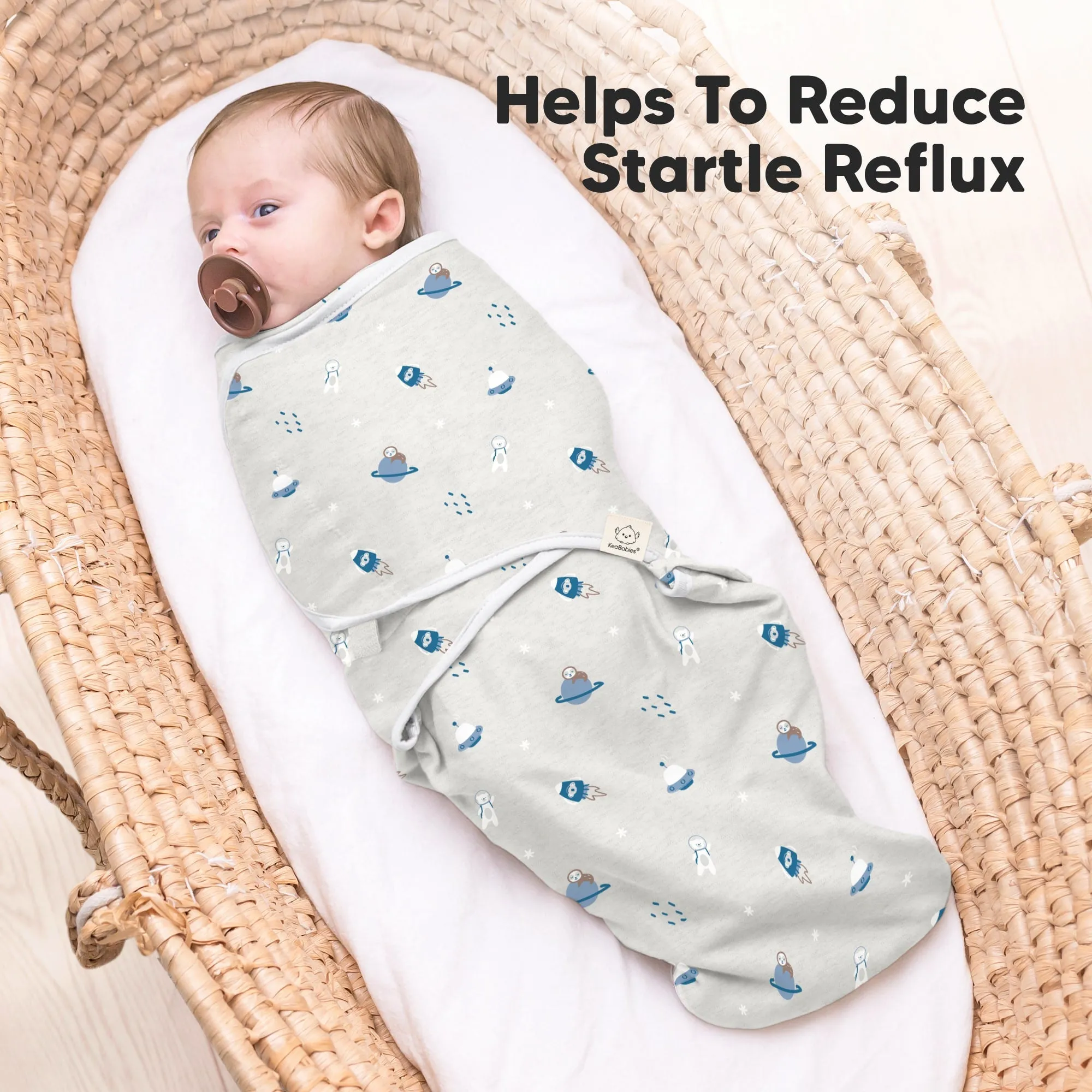 3-Pack Soothe Zippy Swaddle Wrap (Cosmo)