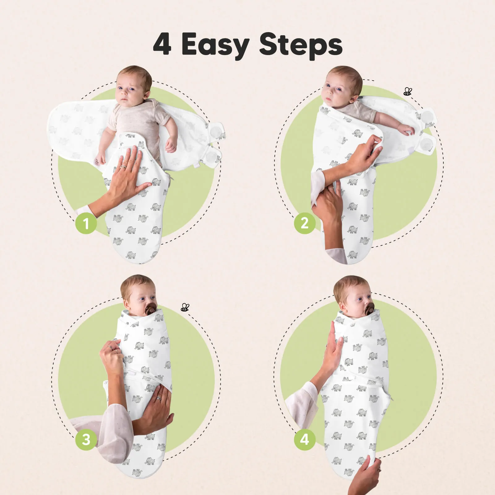 3-Pack Soothe Zippy Swaddle Wrap (The Wild 2)