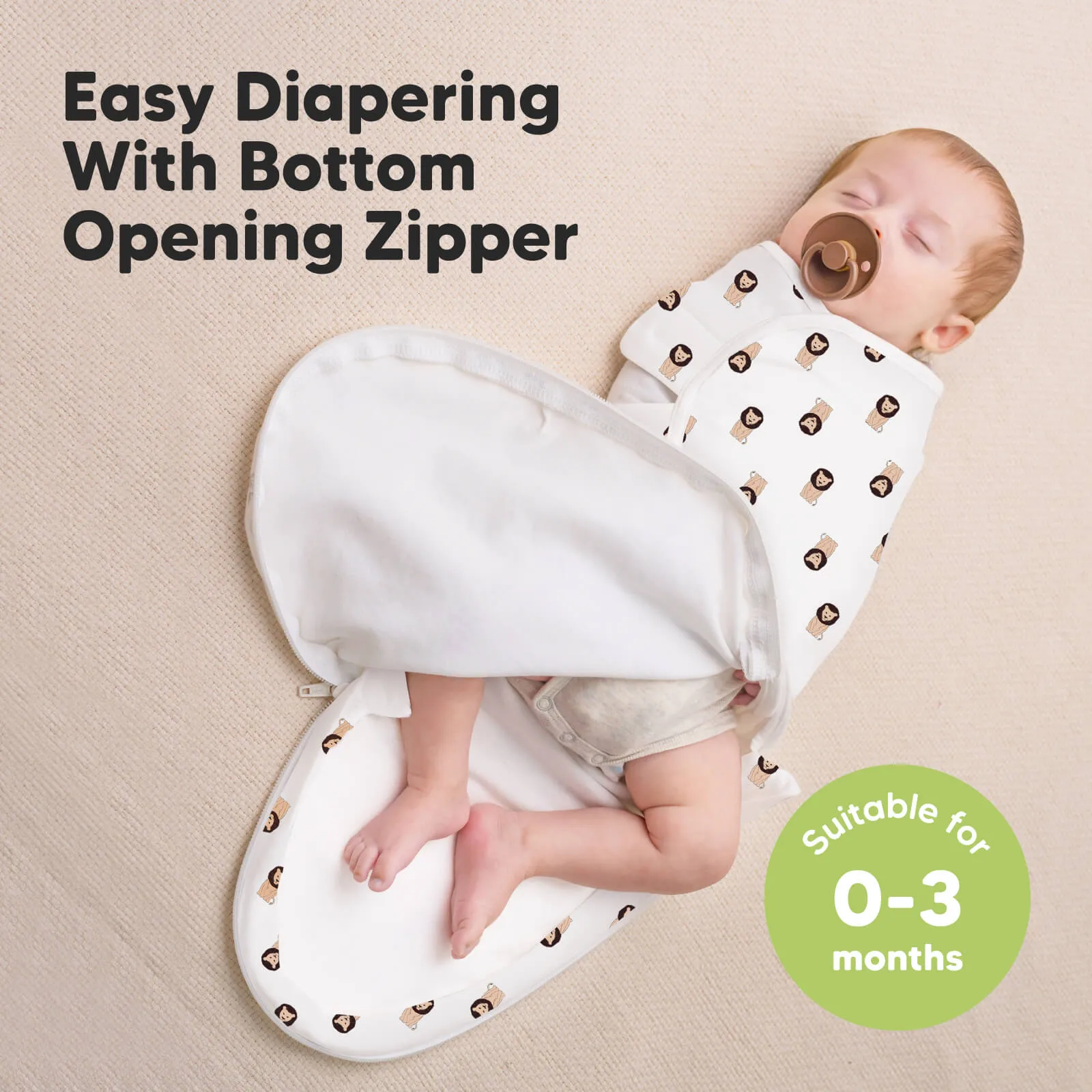3-Pack Soothe Zippy Swaddle Wrap (The Wild 2)