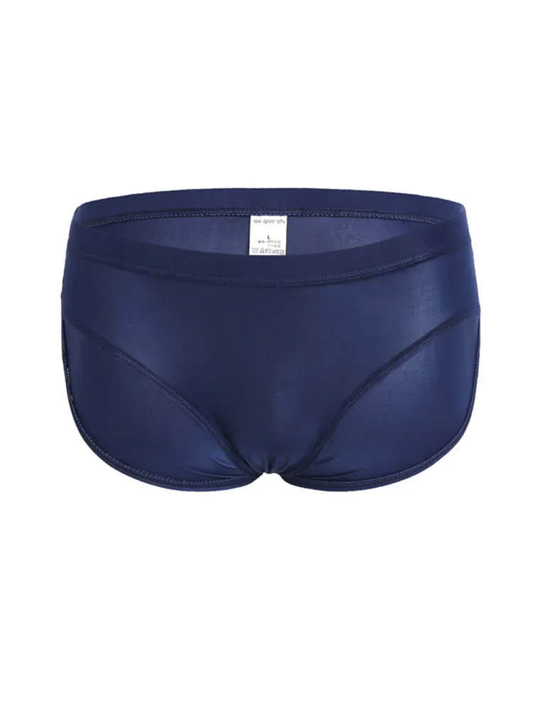 4 Pack Mens Seamless Ultra-Thin Briefs
