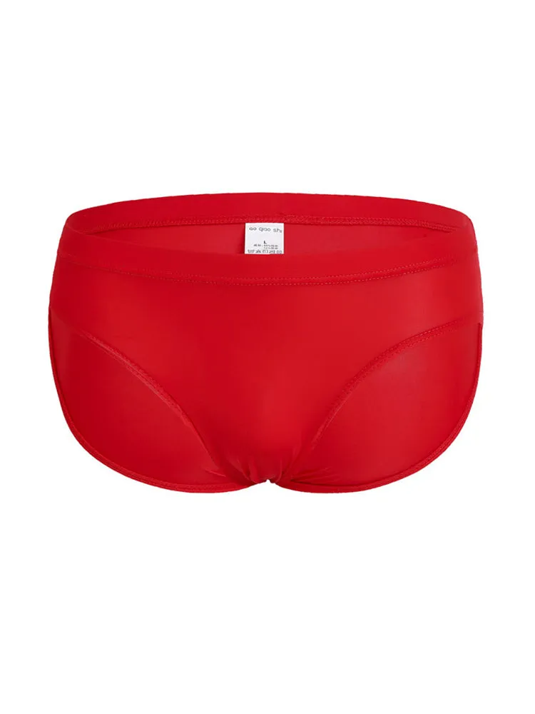 4 Pack Mens Seamless Ultra-Thin Briefs