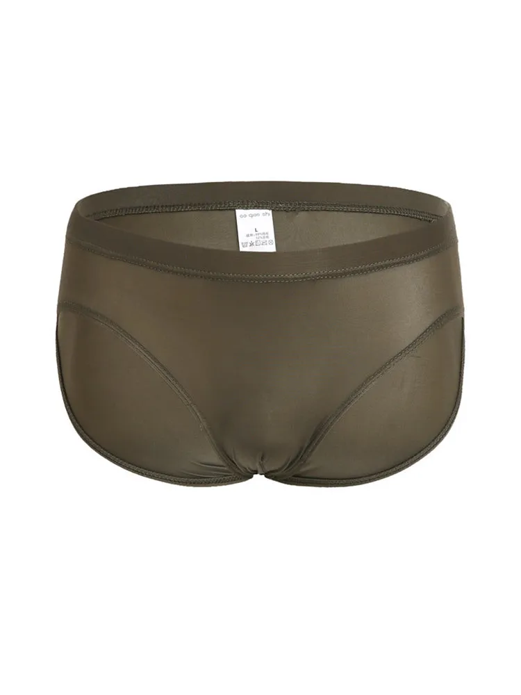 4 Pack Mens Seamless Ultra-Thin Briefs