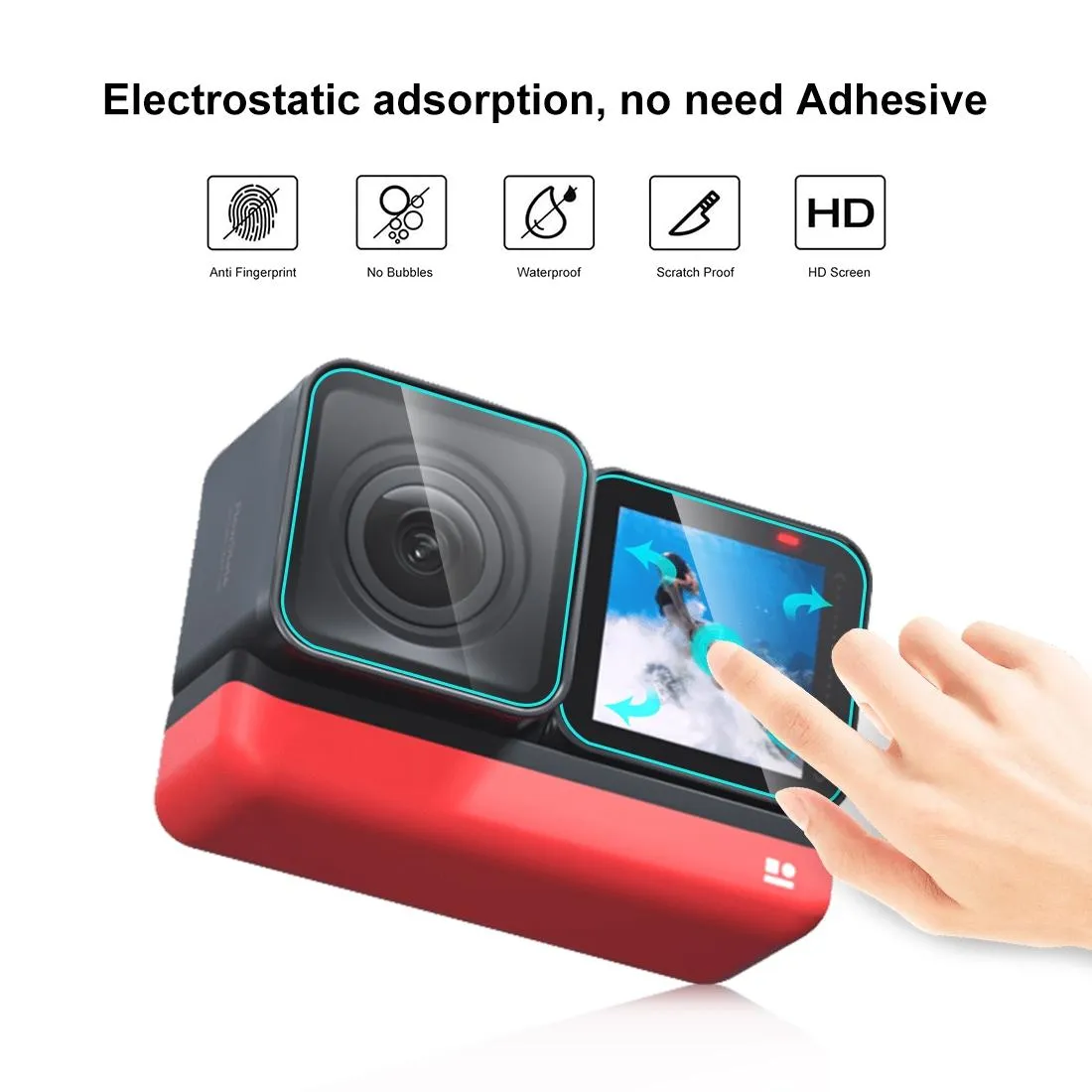 4k Screen with Leica Lens and Tempered Glass Film - 3-in-1