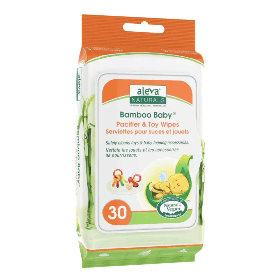 Aleva Naturals® Bamboo Baby® Pacifier & Toy Wipes - 30 count