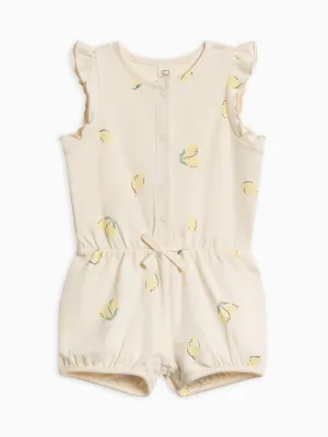 Amelia Romper - Lemon