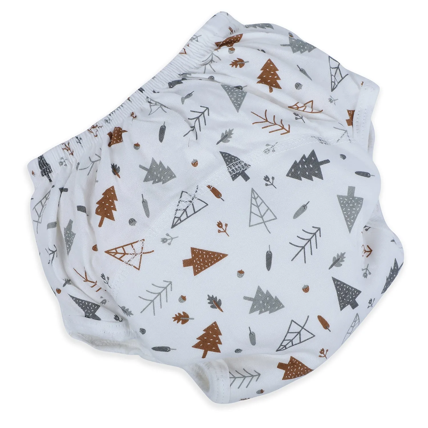 Baby Moo Forest Trees Reusable Cloth Training Diaper Panty - Multicolour