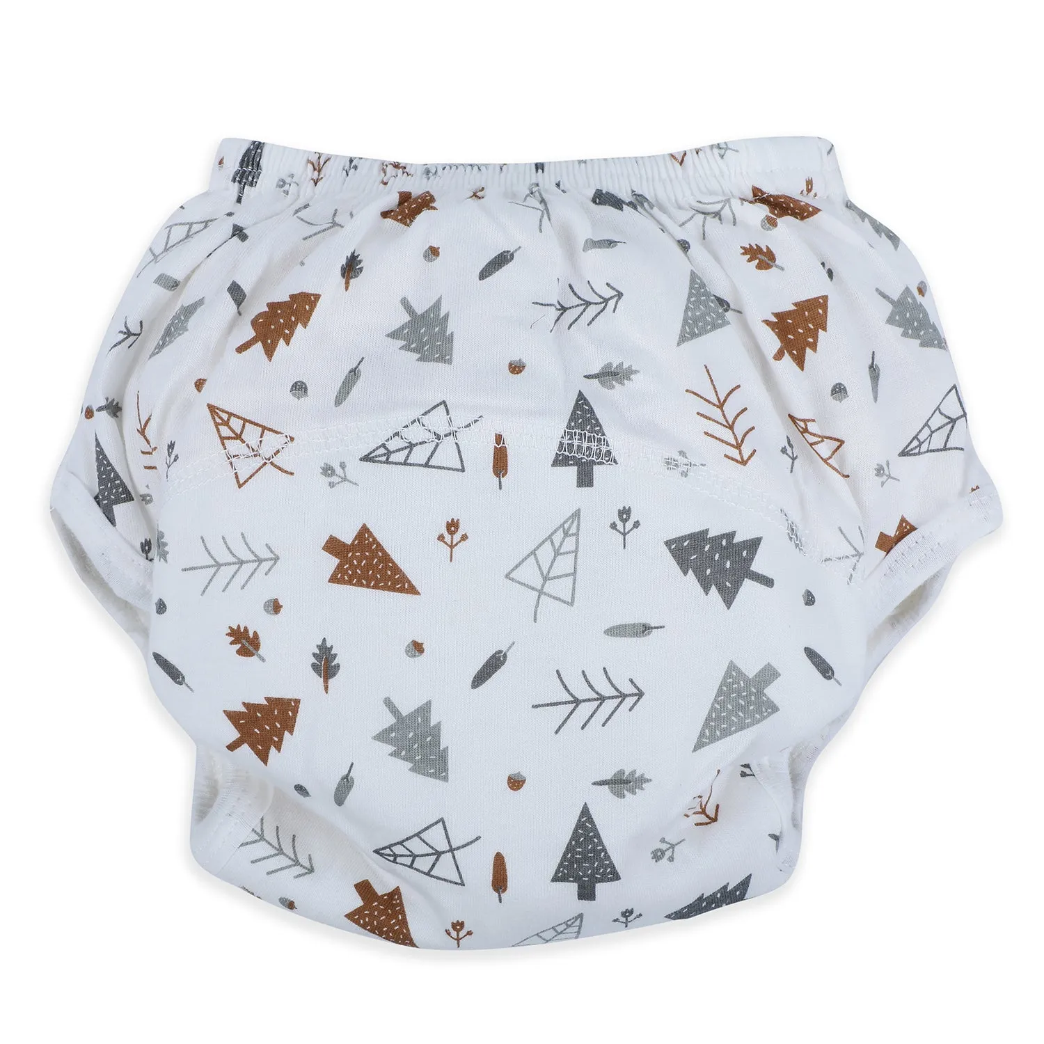 Baby Moo Forest Trees Reusable Cloth Training Diaper Panty - Multicolour