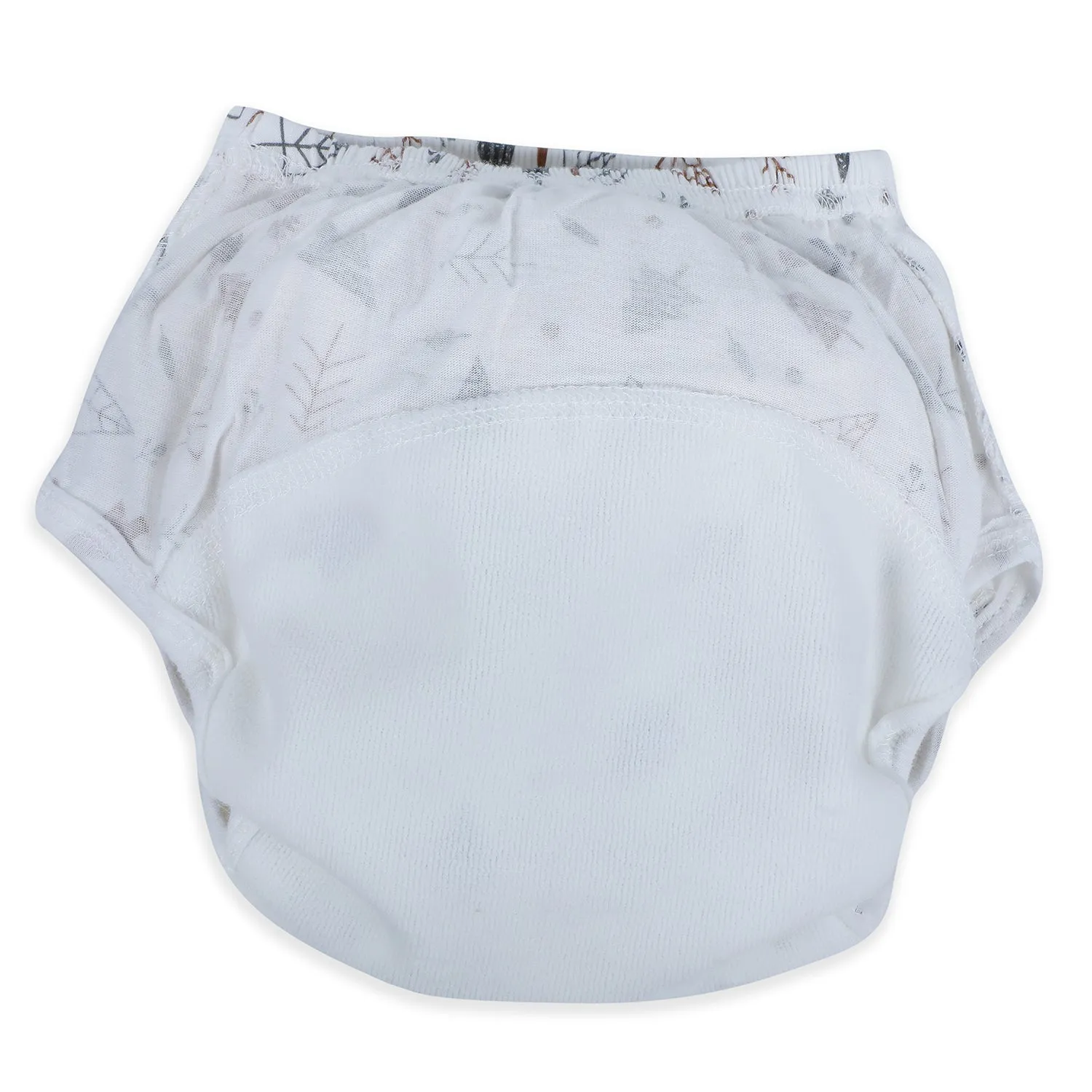 Baby Moo Forest Trees Reusable Cloth Training Diaper Panty - Multicolour
