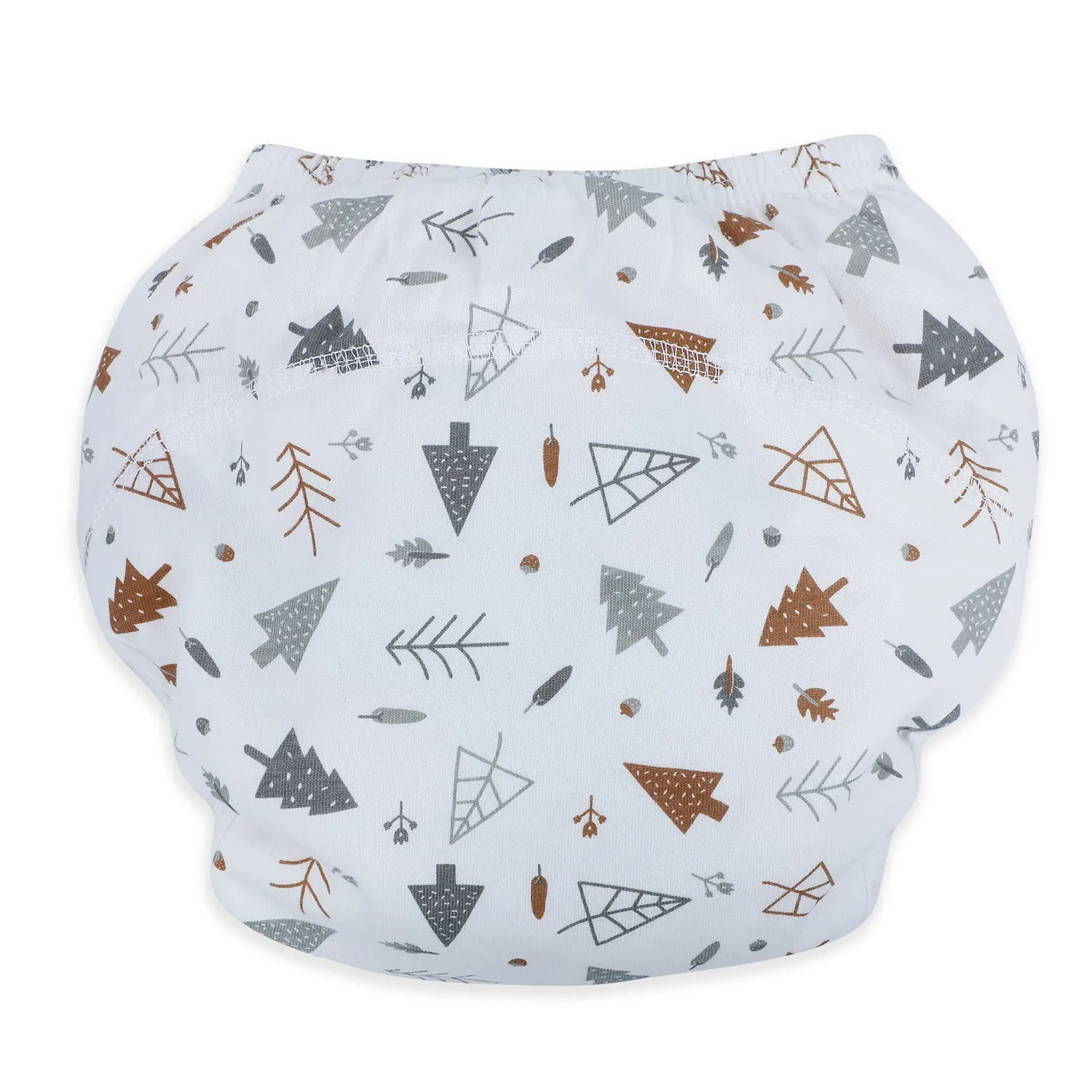 Baby Moo Forest Trees Reusable Cloth Training Diaper Panty - Multicolour