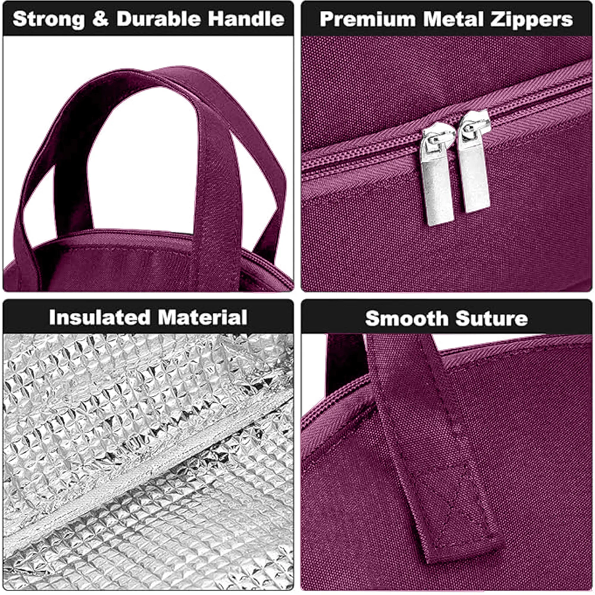 Babymoon Milk Preservation Baby Moms Mothers Diaper Bag | Portable Travel Insulated | Milk Bottle Container Storage Cooler Bag | Dark Purple