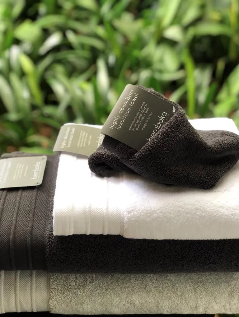 Bemboka Pure Cotton Bath Sheet - Luxe Charcoal