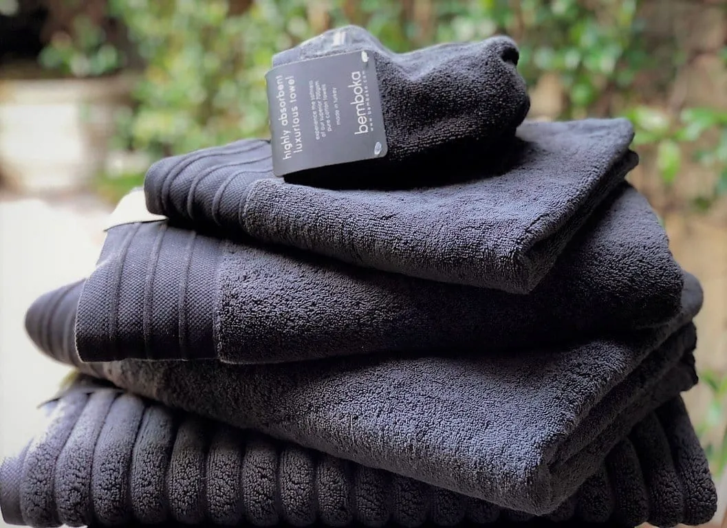 Bemboka Pure Cotton Bath Sheet - Luxe Charcoal