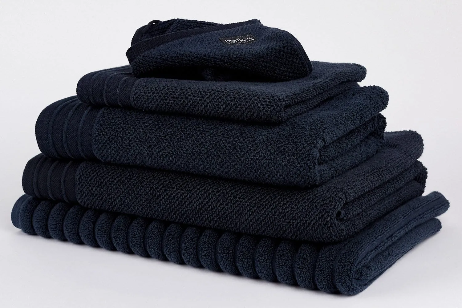 Bemboka Pure Cotton Bath Towel - Jacquard Ink