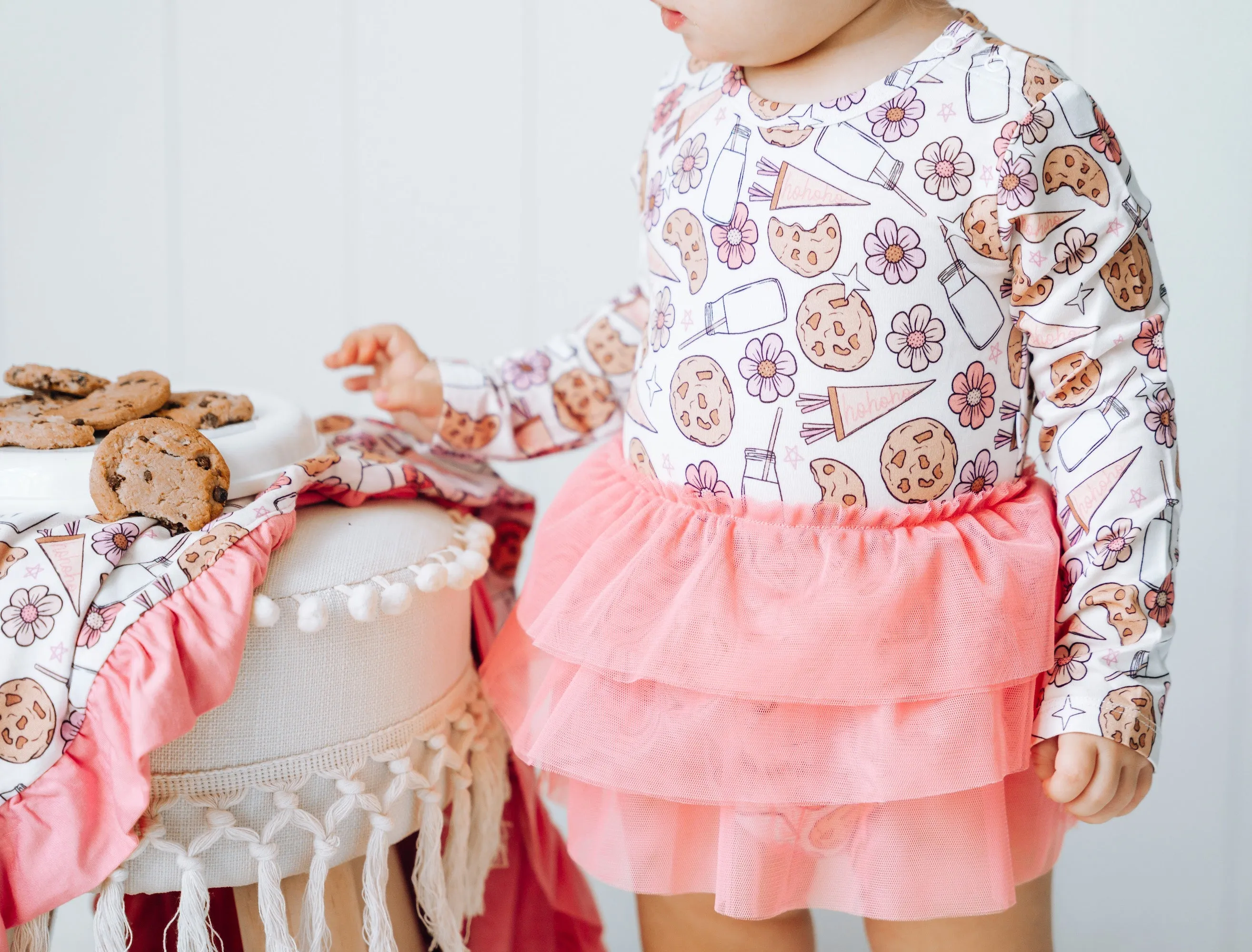 Boho Christmas Dream Tutu Bodysuit Dress