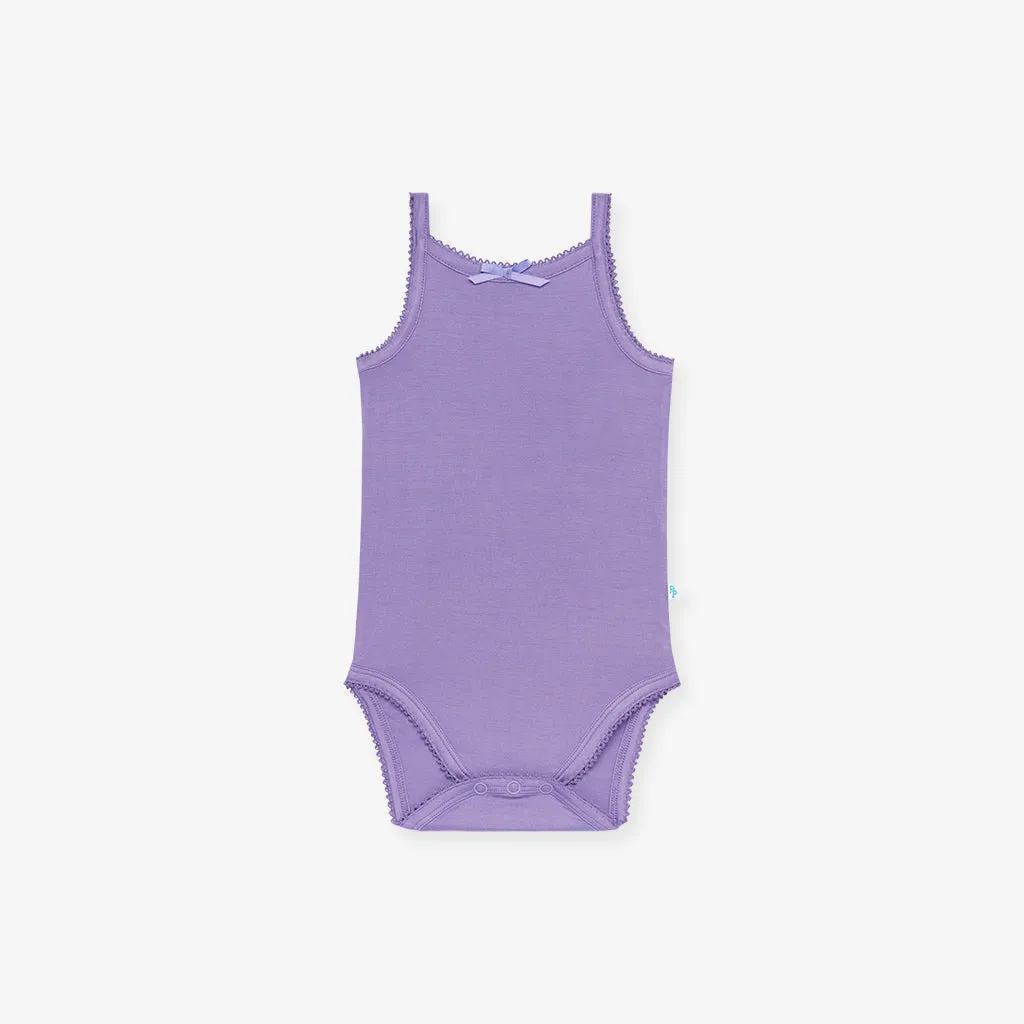 Bonny Purple Picot Bodysuit