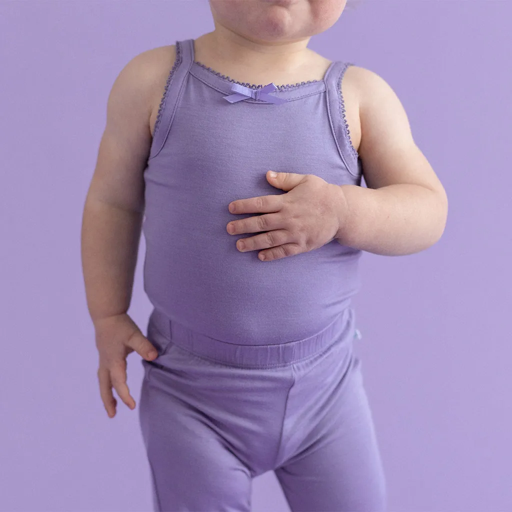 Bonny Purple Picot Bodysuit