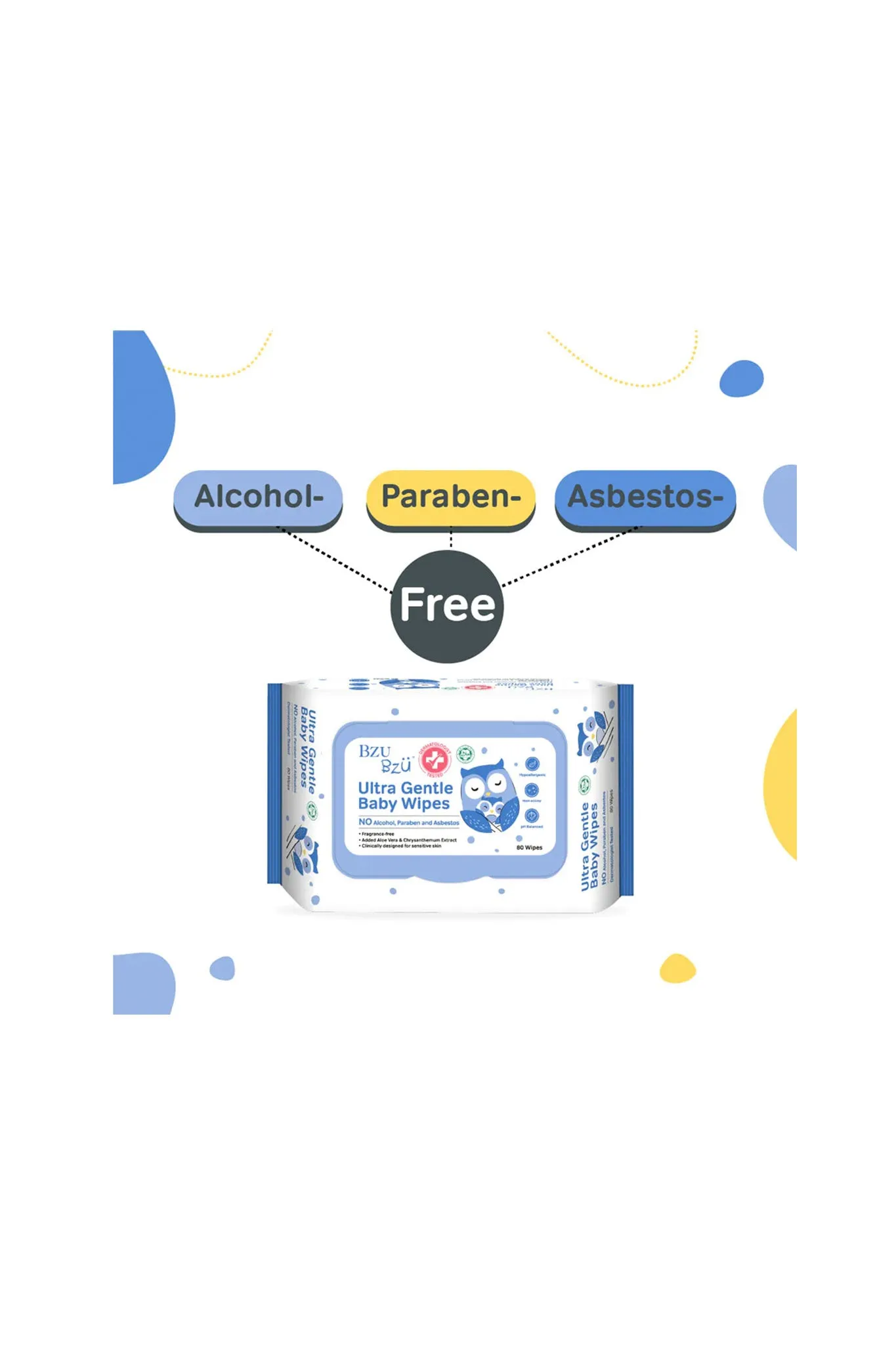 BZU BZU Ultra Gentle Baby Wipes