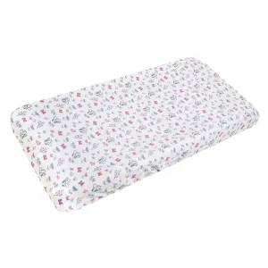Copper Pearl Minnie Mouse's Bowquet Premium Diaper Changing Pad Cover