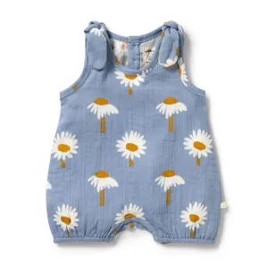 Crinkle Tie Playsuit, Daisy Floral