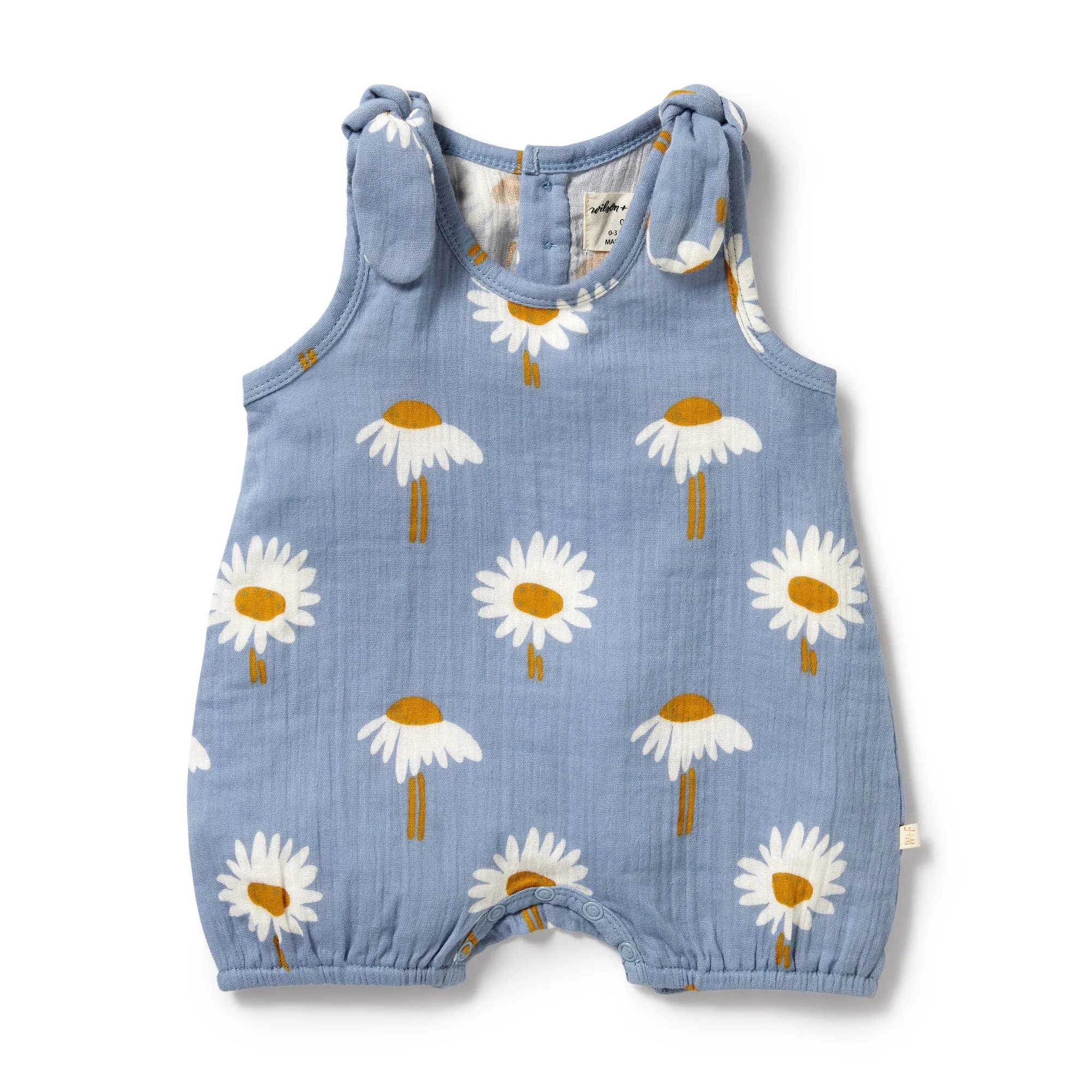 Crinkle Tie Playsuit, Daisy Floral