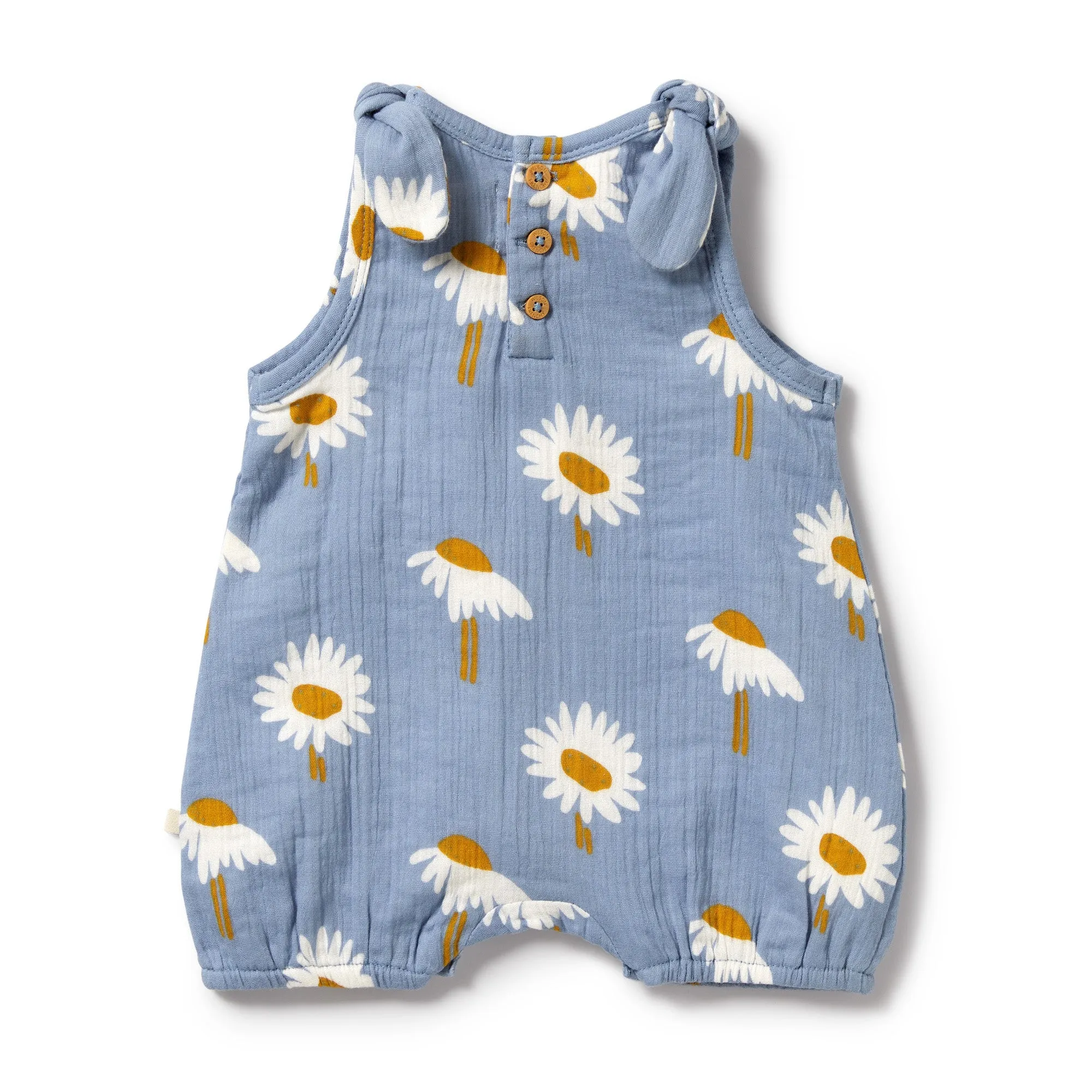 Crinkle Tie Playsuit, Daisy Floral