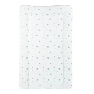 CuddleCo Changing Mat - White Grey Stars