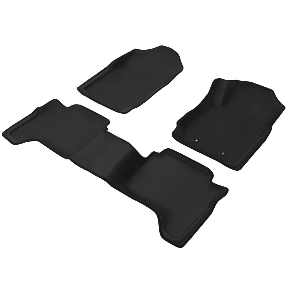 Custom Fit 3D Car Floor Mats for Ford Ranger 2011-2022 Weisshorn