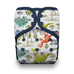 Dino-Rawr XL Snap Natural Pocket Diaper
