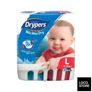 Drypers Wee Wee Dry L Mega 58s