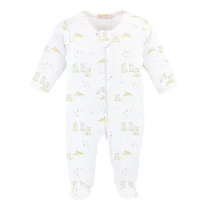 Footie - Baby Lambs - Pink