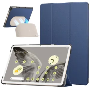 For 11 Inch Google Pixel Tablet 2023 Ultra Thin Slim Leather Tpu Back Full Protector Trifold Stand Case