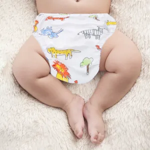 Forest Friends Reusable Cloth Training Pants Clothing Accessory Diaper Panty - Multicolour