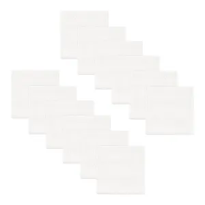 Hudson Baby Cotton Bundle Washcloths, Basic White 12-Pack