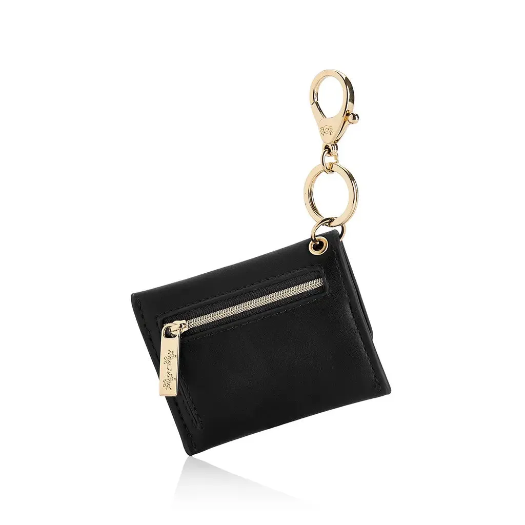 Itzy Ritzy Mini Wallet Card Holder and Key Chain Charm