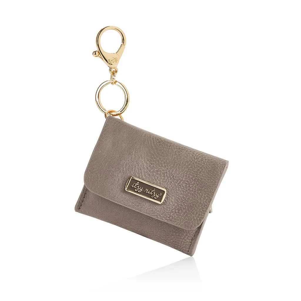 Itzy Ritzy Mini Wallet Card Holder and Key Chain Charm