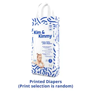 Kim & Kimmy - Size 5 Tape Style Diapers,12-17kg, 44 Pieces