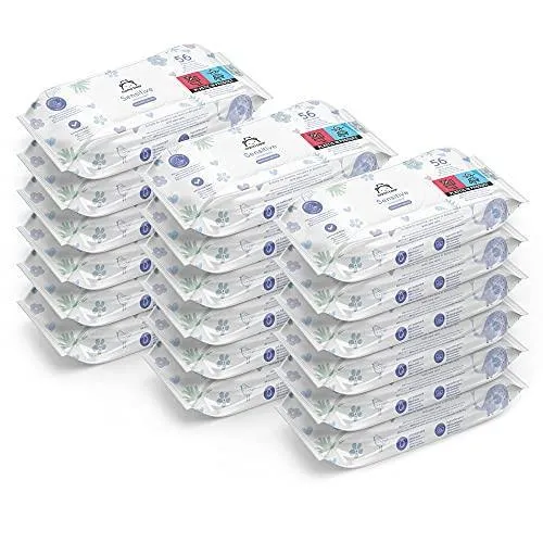 Mama Bear Sensitive Unscented baby wipes–  (Total 1008 wipes)
