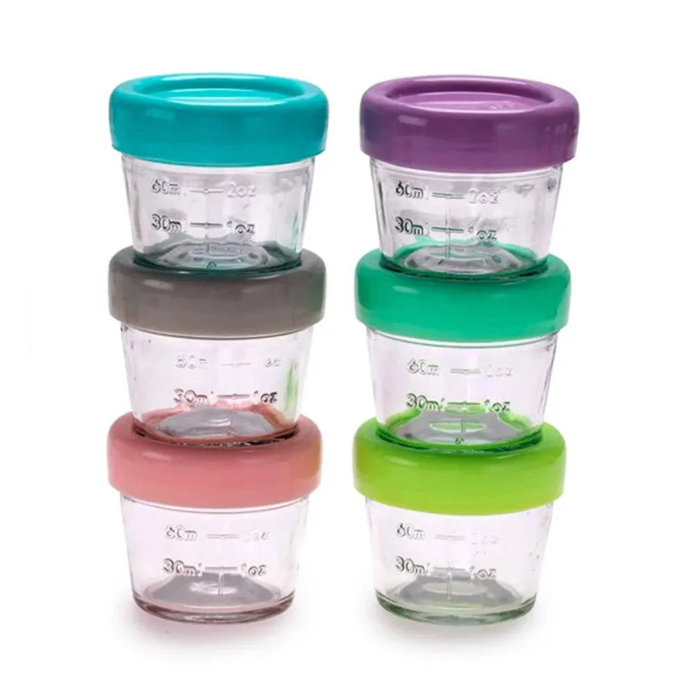 Melii Glass Food Container - 6 Pack